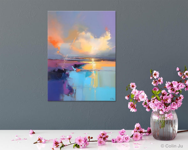 Original Landscape Paintings, Modern Paintings, Large Contemporary Wall Art, Acrylic Painting on Canvas, Extra Large Paintings for Bedroom-HomePaintingDecor