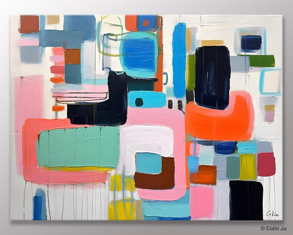 Contemporary Acrylic Paintings, Modern Wall Art Ideas for Living Room, Extra Large Canvas Paintings, Original Abstract Painting, Impasto Art-HomePaintingDecor