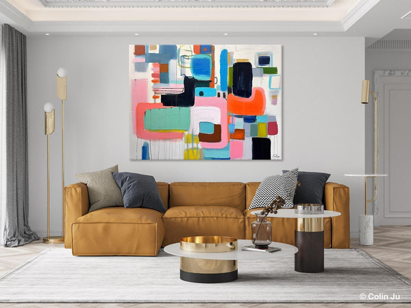 Contemporary Acrylic Paintings, Modern Wall Art Ideas for Living Room, Extra Large Canvas Paintings, Original Abstract Painting, Impasto Art-HomePaintingDecor