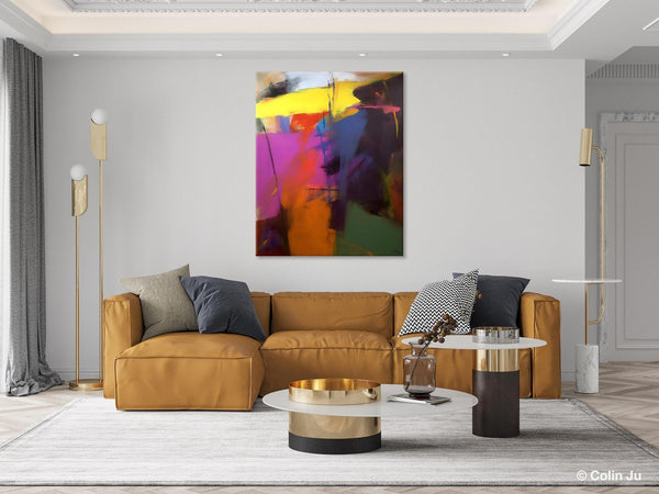 Extra Large Abstract Painting for Dining Room, Large Original Abstract Wall Art, Contemporary Acrylic Paintings, Abstract Painting on Canvas-HomePaintingDecor