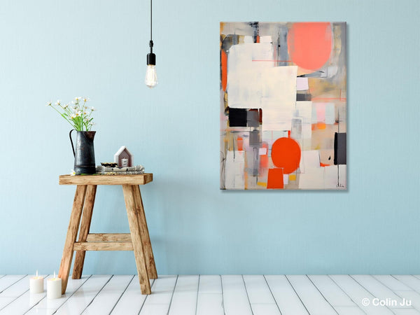 Acrylic Painting on Canvas, Contemporary Wall Art Paintings, Canvas Paintings for Bedroom, Extra Large Original Art, Buy Paintings Online-HomePaintingDecor