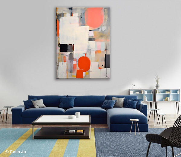 Acrylic Painting on Canvas, Contemporary Wall Art Paintings, Canvas Paintings for Bedroom, Extra Large Original Art, Buy Paintings Online-HomePaintingDecor