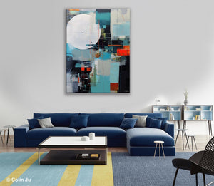 Large Contemporary Wall Art, Hand Painted Canvas Art, Modern Paintings, Extra Large Paintings for Living Room, Original Abstract Painting-HomePaintingDecor