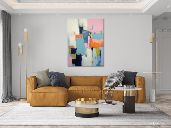 Contemporary Wall Art Paintings, Acrylic Painting on Canvas, Abstract Paintings for Bedroom, Extra Large Original Art, Buy Wall Art Online-HomePaintingDecor