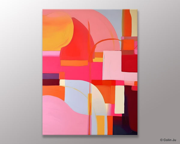 Contemporary Acrylic Painting on Canvas, Modern Wall Art Paintings, Canvas Paintings for Bedroom, Large Original Art, Buy Wall Art Online-HomePaintingDecor