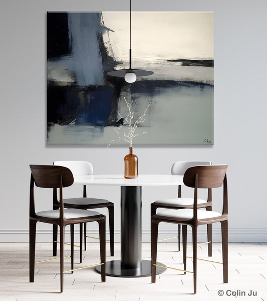 Abstract Painting for Bedroom, Large Original Abstract Art, Contemporary Acrylic Paintings, Abstract Painting on Canvas, Simple Wall Art-HomePaintingDecor