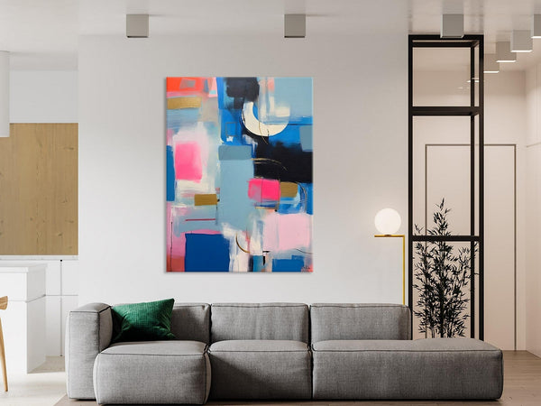 Large Painting Ideas for Living Room, Large Original Canvas Art, Contemporary Acrylic Painting on Canvas, Modern Abstract Wall Art Paintings-HomePaintingDecor