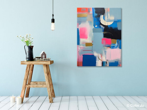 Large Painting Ideas for Living Room, Large Original Canvas Art, Contemporary Acrylic Painting on Canvas, Modern Abstract Wall Art Paintings-HomePaintingDecor