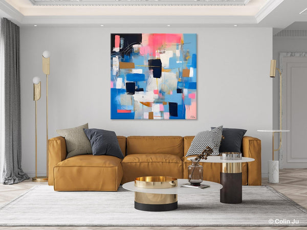 Modern Canvas Paintings, Contemporary Canvas Art, Original Modern Wall Art, Modern Acrylic Artwork, Large Abstract Painting for Dining Room-HomePaintingDecor