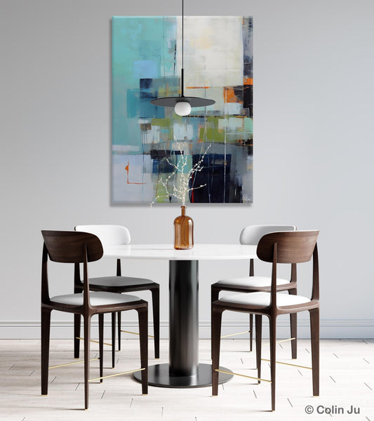 Canvas Paintings for Dining Room, Extra Large Modern Wall Art, Acrylic Painting on Canvas, Contemporary Painting, Original Abstract Painting-HomePaintingDecor