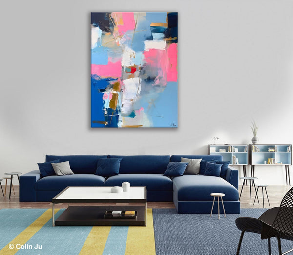 Large Art Painting for Living Room, Original Canvas Art, Contemporary Acrylic Painting on Canvas, Oversized Modern Abstract Wall Paintings-HomePaintingDecor