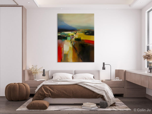 Abstract Landscape Artwork, Landscape Painting on Canvas, Contemporary Wall Art Paintings, Extra Large Original Art, Hand Painted Canvas Art-HomePaintingDecor