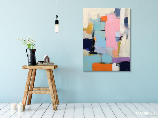 Original Canvas Art, Contemporary Acrylic Painting on Canvas, Large Wall Art Painting for Bedroom, Oversized Modern Abstract Wall Paintings-HomePaintingDecor