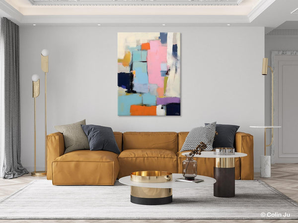 Original Canvas Art, Contemporary Acrylic Painting on Canvas, Large Wall Art Painting for Bedroom, Oversized Modern Abstract Wall Paintings-HomePaintingDecor