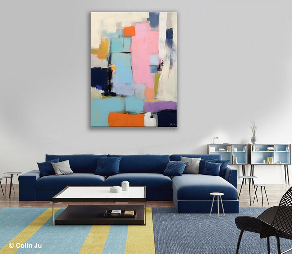 Original Canvas Art, Contemporary Acrylic Painting on Canvas, Large Wall Art Painting for Bedroom, Oversized Modern Abstract Wall Paintings-HomePaintingDecor