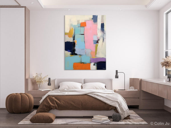 Original Canvas Art, Contemporary Acrylic Painting on Canvas, Large Wall Art Painting for Bedroom, Oversized Modern Abstract Wall Paintings-HomePaintingDecor