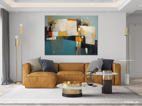 Hand Painted Canvas Art, Large Wall Art Ideas for Living Room, Oversized Canvas Paintings, Original Abstract Art, Contemporary Acrylic Art-HomePaintingDecor