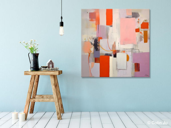 Original Abstract Wall Art, Modern Canvas Paintings, Large Abstract Painting for Bedroom, Modern Acrylic Artwork, Contemporary Canvas Art-HomePaintingDecor