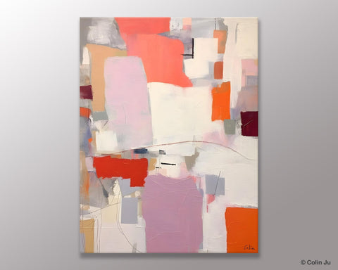 Contemporary Acrylic Painting on Canvas, Large Wall Art Painting for Bedroom, Original Canvas Art, Oversized Modern Abstract Wall Paintings-HomePaintingDecor