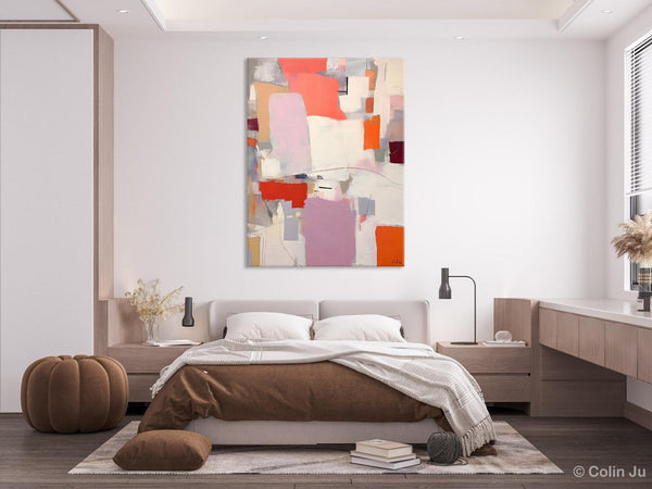 Contemporary Acrylic Painting on Canvas, Large Wall Art Painting for Bedroom, Original Canvas Art, Oversized Modern Abstract Wall Paintings-HomePaintingDecor