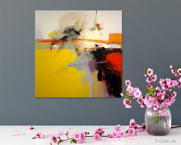 Modern Canvas Art Paintings, Contemporary Canvas Art, Original Modern Wall Art, Modern Acrylic Artwork, Large Abstract Paintings for Bedroom-HomePaintingDecor