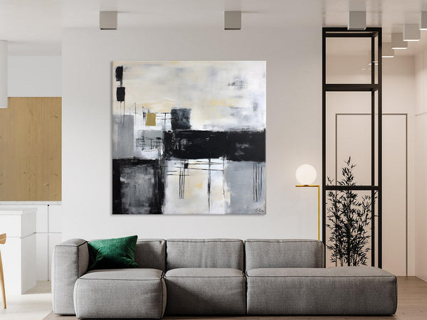 Contemporary Canvas Art for Bedroom, Modern Acrylic Artwork, Original Modern Paintings, Heavy Texture Canvas Art, Large Abstract Paintings-HomePaintingDecor