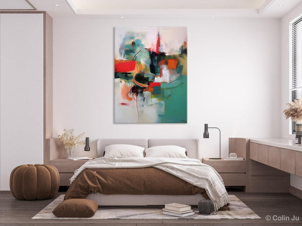 Abstract Wall Paintings, Extra Large Paintings for Dining Room, Hand Painted Canvas Art, Original Artowrk, Contemporary Wall Art Paintings-HomePaintingDecor