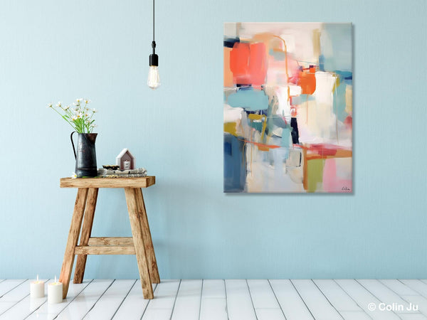 Large Wall Art Painting for Bedroom, Original Canvas Art, Contemporary Acrylic Painting on Canvas, Oversized Modern Abstract Wall Paintings-HomePaintingDecor