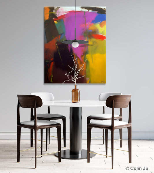 Large Original Abstract Wall Art, Contemporary Acrylic Paintings, Extra Large Abstract Painting for Dining Room, Abstract Painting on Canvas-HomePaintingDecor
