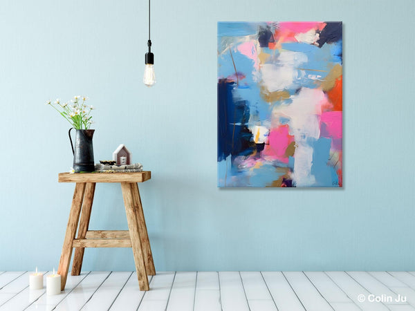 Oversized Modern Abstract Wall Paintings, Original Canvas Art, Contemporary Acrylic Painting on Canvas, Large Wall Art Painting for Bedroom-HomePaintingDecor