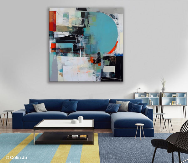 Modern Acrylic Artwork, Original Modern Paintings, Contemporary Canvas Art for Bedroom, Heavy Texture Canvas Art, Large Abstract Paintings-HomePaintingDecor