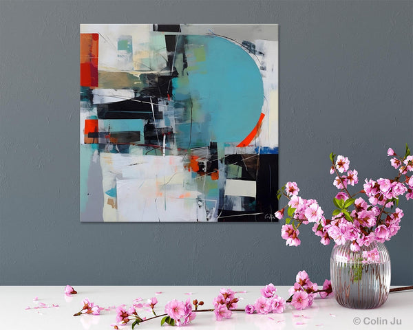 Modern Acrylic Artwork, Original Modern Paintings, Contemporary Canvas Art for Bedroom, Heavy Texture Canvas Art, Large Abstract Paintings-HomePaintingDecor