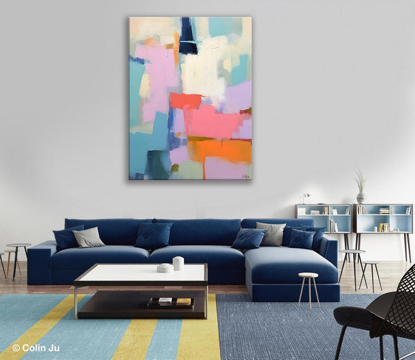 Contemporary Paintings on Canvas, Large Wall Art Painting for Dining Room, Original Abstract Wall Art, Oversized Abstract Wall Art Paintings-HomePaintingDecor