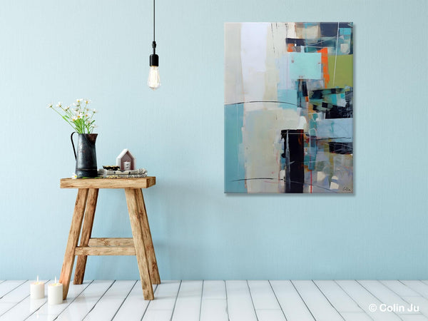 Abstract Wall Paintings, Large Contemporary Wall Art, Extra Large Paintings for Bedroom, Hand Painted Canvas Art, Original Modern Painting-HomePaintingDecor