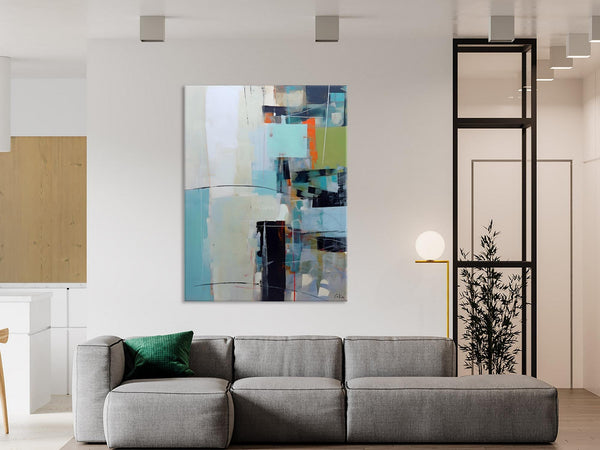 Abstract Wall Paintings, Large Contemporary Wall Art, Extra Large Paintings for Bedroom, Hand Painted Canvas Art, Original Modern Painting-HomePaintingDecor