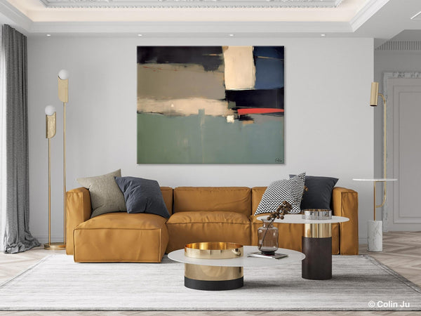 Contemporary Acrylic Paintings, Extra Large Abstract Painting for Living Room, Large Original Abstract Wall Art, Abstract Painting on Canvas-HomePaintingDecor