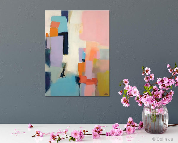 Contemporary Painting on Canvas, Large Wall Art Paintings, Simple Modern Art, Original Abstract Wall Art for sale, Simple Abstract Paintings-HomePaintingDecor
