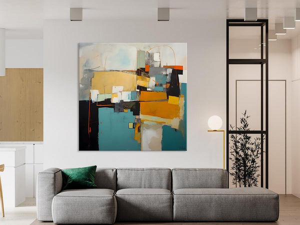 Contemporary Canvas Art for Living Room, Modern Acrylic Paintings, Original Modern Paintings, Extra Large Abstract Paintings on Canvas-HomePaintingDecor