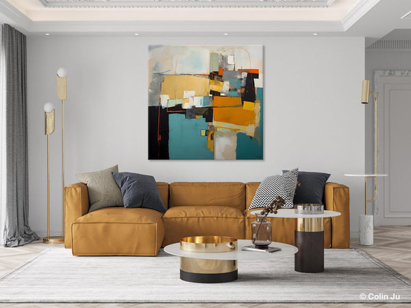 Contemporary Canvas Art for Living Room, Modern Acrylic Paintings, Original Modern Paintings, Extra Large Abstract Paintings on Canvas-HomePaintingDecor
