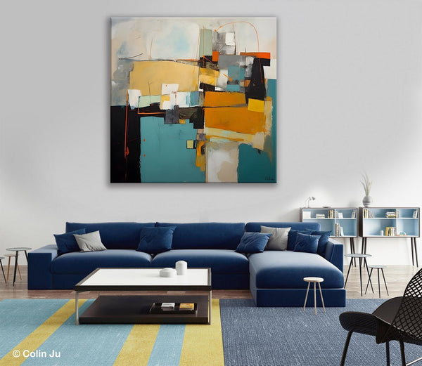 Contemporary Canvas Art for Living Room, Modern Acrylic Paintings, Original Modern Paintings, Extra Large Abstract Paintings on Canvas-HomePaintingDecor