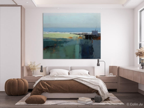 Landscape Acrylic Paintings, Landscape Abstract Paintings, Modern Wall Art for Living Room, Original Abstract Abstract Painting on Canvas-HomePaintingDecor