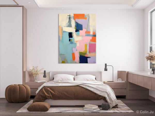 Large Wall Art Painting for Bedroom, Original Canvas Art, Contemporary Acrylic Painting on Canvas, Oversized Modern Abstract Wall Paintings-HomePaintingDecor