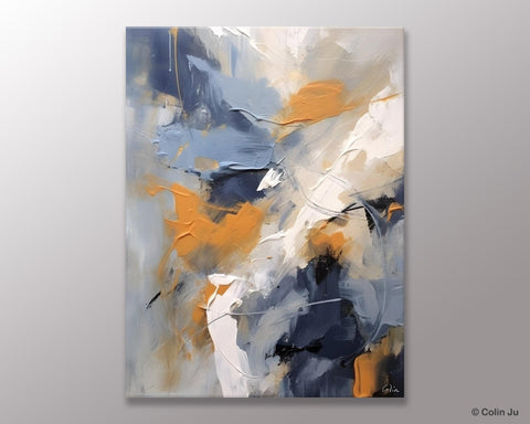 Contemporary Acrylic Paintings on Canvas, Large Wall Art Paintings for Bedroom, Oversized Abstract Wall Art Paintings, Original Abstract Art-HomePaintingDecor