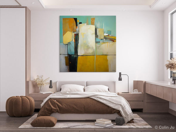 Modern Canvas Paintings, Contemporary Canvas Art, Original Modern Wall Art, Modern Acrylic Artwork, Large Abstract Painting for Bedroom-HomePaintingDecor