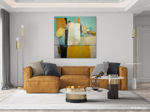 Modern Canvas Paintings, Contemporary Canvas Art, Original Modern Wall Art, Modern Acrylic Artwork, Large Abstract Painting for Bedroom-HomePaintingDecor