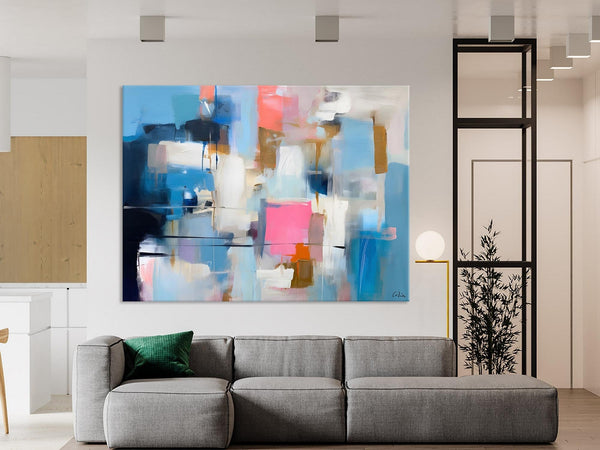 Large Wall Art Paintings, Simple Canvas Art, Contemporary Painting on Canvas, Original Canvas Wall Art for sale, Simple Abstract Paintings-HomePaintingDecor
