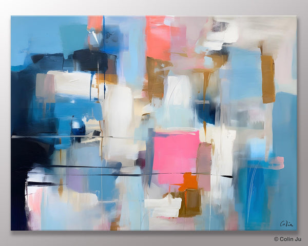 Large Wall Art Paintings, Simple Canvas Art, Contemporary Painting on Canvas, Original Canvas Wall Art for sale, Simple Abstract Paintings-HomePaintingDecor