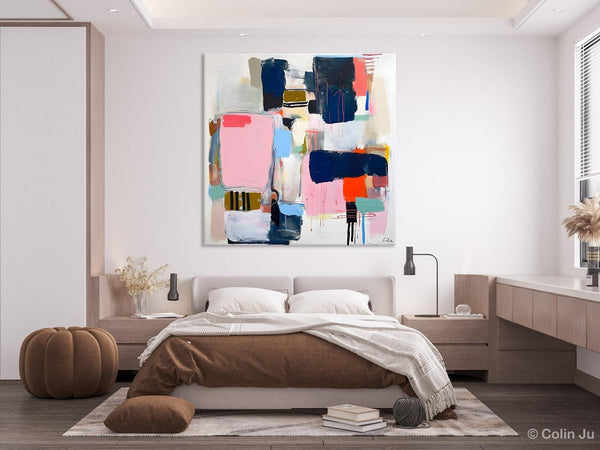 Modern Original Abstract Wall Art, Contemporary Canvas Art, Canvas Paintings, Large Abstract Art for Bedroom, Simple Modern Acrylic Artwork-HomePaintingDecor