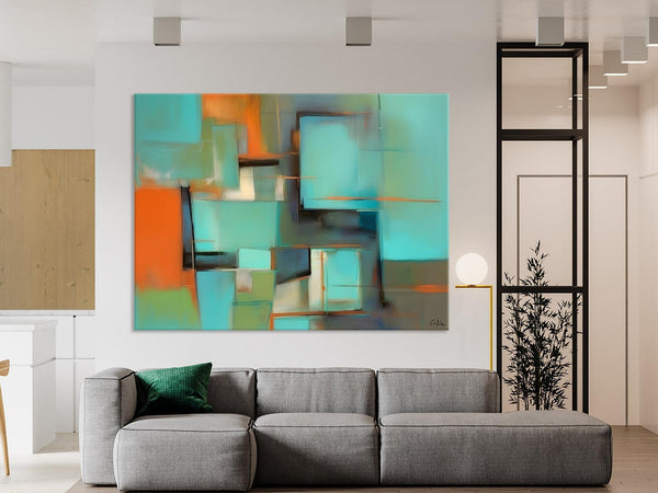 Large Canvas Art Painting for Bedroom, Huge Modern Abstract Paintings, Hand Painted Original Canvas Wall Art, Contemporary Acrylic Paintings-HomePaintingDecor