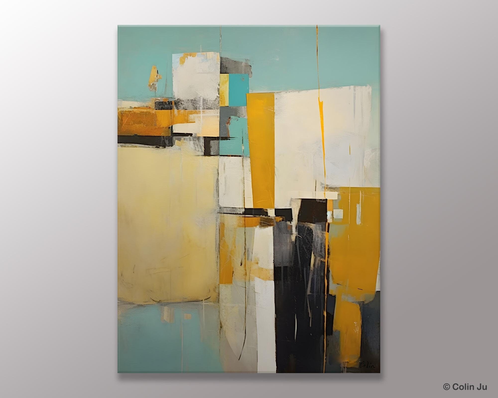 Large Modern Canvas Wall Art Paintings, Large Wall Art Paintings for Bedroom, Original Abstract Art, Hand Painted Acrylic Painting on Canvas-HomePaintingDecor